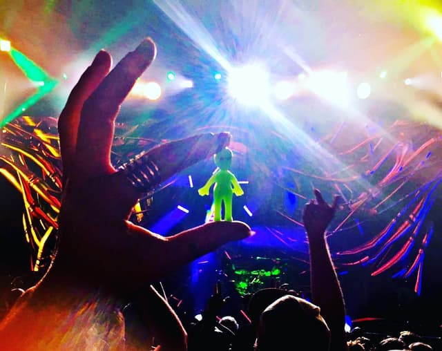 Alien enjoying 8th row TOOL concert [2016]