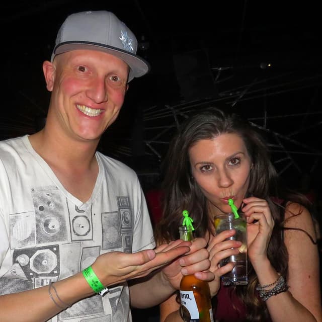 Nick & Jen at Beta Lounge for Emyliβs set